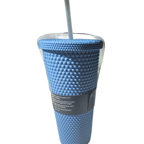 Built BYO Studded Tumbler With Straw NEW - Picture 2 of 2